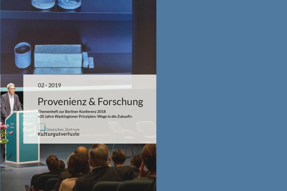 Titelbild Periodikum "Provenienz & Forschung" 2/2019